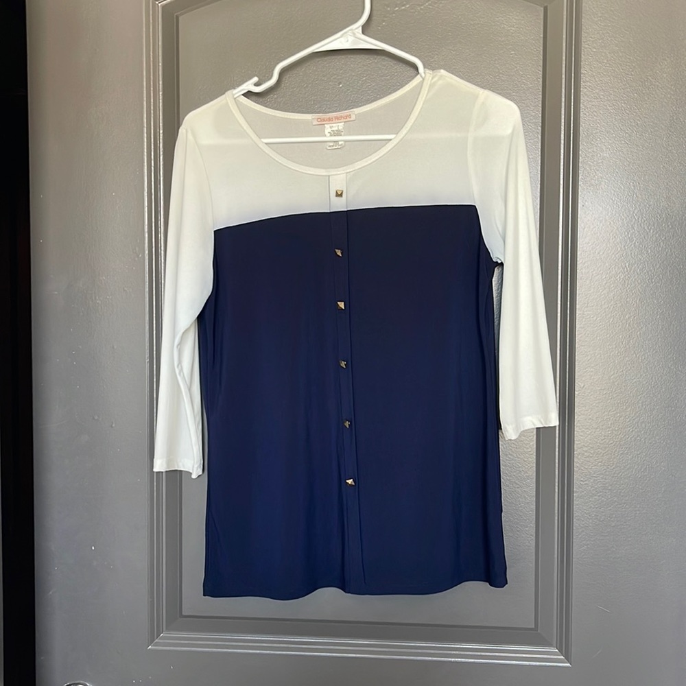 Claudia Richard long sleeve blouse